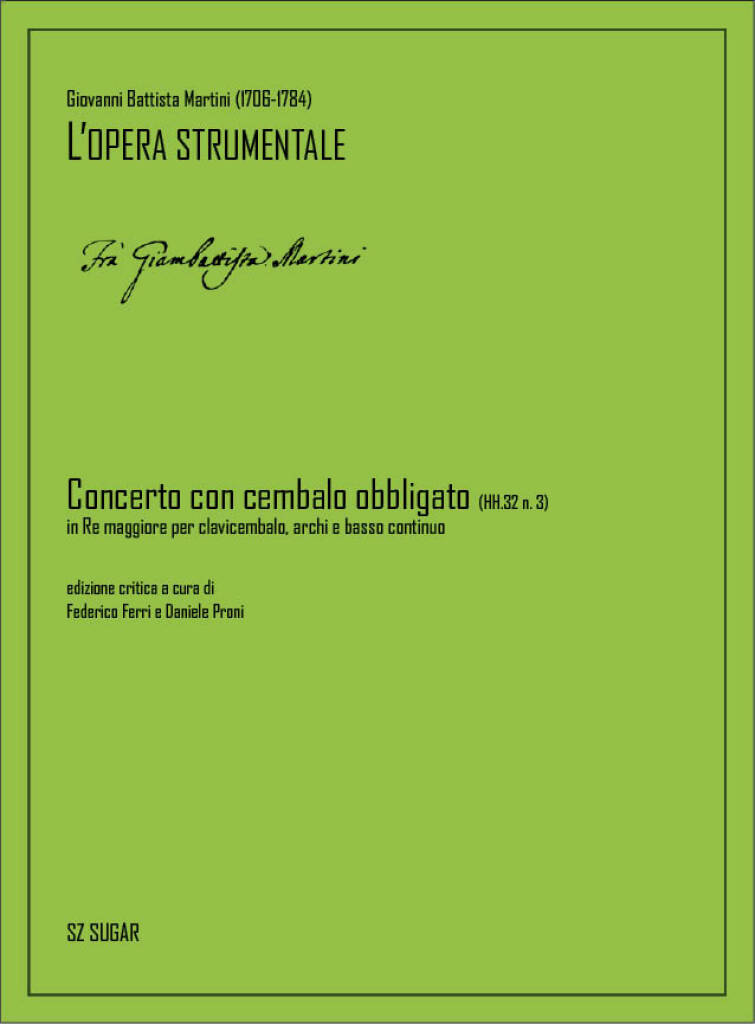 Concerto con cembalo obbligato (HH.32 n. 3)